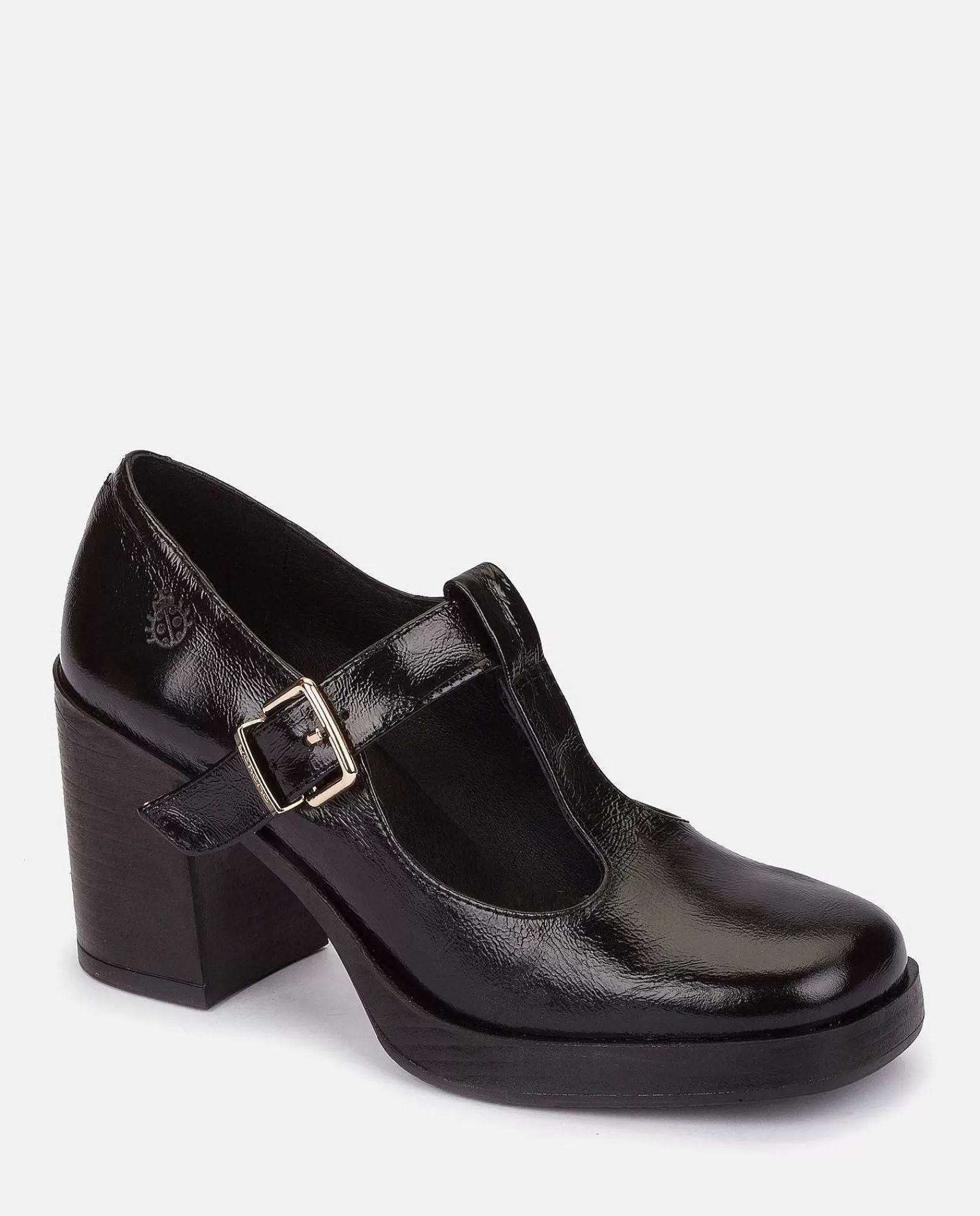 Mujer Yokono Zapato De Tacon Kolin-002 Negro